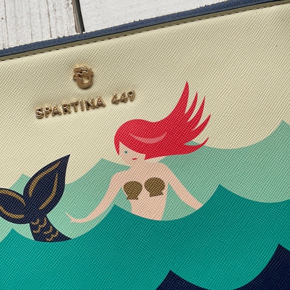 Spartina 449 Mermaizing Wristlet with Keychain Hook - Picture 3 of 6
